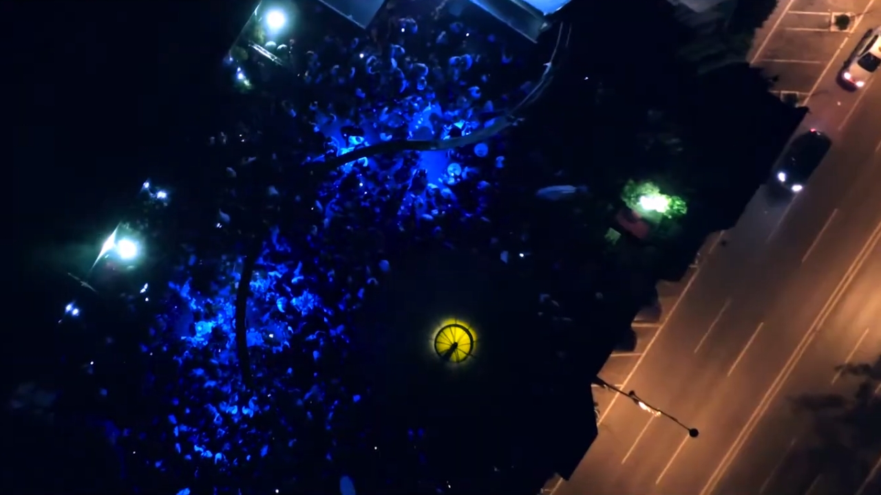 Pogled odozgo na pun Club Giardino